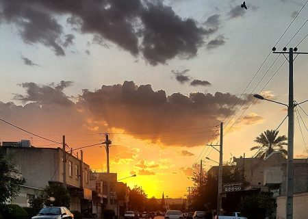 سقوط آزاد بارندگی در جهرم