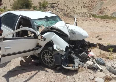 دو جوان در واژگونی خودرو در محور جهرم ـ لار جان باختند