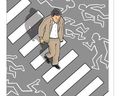 عابر پیاده؛ چالشی بزرگ برای عبور از خیابان‌های شلوغ جهرم