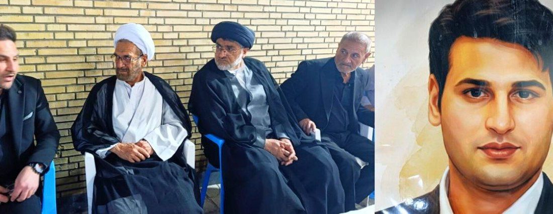 تسلیت و مطالبهگری سادات؛ دیدار سلاله الزهرا آقای حاج سیدعلی آقا آیتاللهی با خانواده شهید نخبه، دکتر علی احسانیان