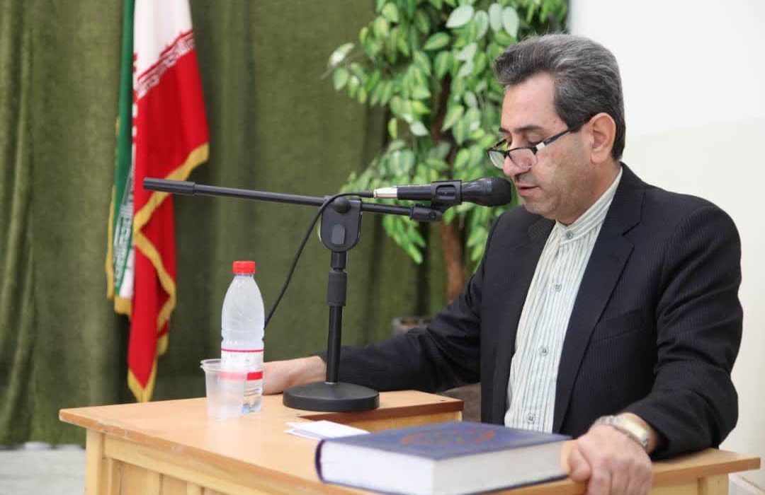 ابوالفضل قاسم‌زادگان نماینده اداره‌کل حفظ آثار دفاع مقدس و شهدا مقاومت فارس در جهرم
