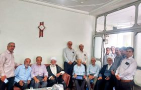 تجلیل از حاج سیدابراهیم رستگار؛ روایت یک عمر خدمت فرهنگی و انقلابی در جهرم